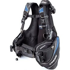 [아마존베스트]Cressi Light Travel Scuba Diving BCD - Completely Foldable for Saving Room- Fully Acc, Black Blue_X-Small, Black Blue