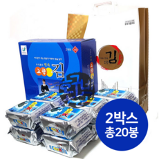 [호구네창고] 고향김 선물용 3호 20봉 2박스 - (주) 민속