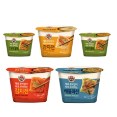 [김여사마켓]재료준비없이 바로 부쳐먹는 CJ백설 해물파전1개개+빈대떡2개+감자전1개+김치전1개, 1세트