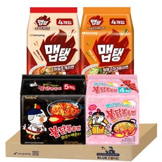 삼양 매운 멀티라면B(불닭볶음면5p+까르보불닭4p+맵탱마늘조개4p+맵탱청양고추대파4p), 1세트 - 불독볶음면