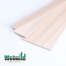 [핫트랙스] 핫트랙스 화방 위빌드 모형재료 Basswood sheet 바스우드 쉬트 600x75x3 / AB2017
