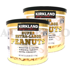 코스트코 땅콩 커클랜드 엑스트라 라지 피넛츠 1.13KG X 2개 가염 볶은 땅콩
