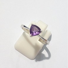 자수정원석반지