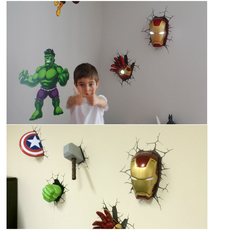 아이언맨벽조명