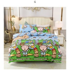 산리오침대커버여름