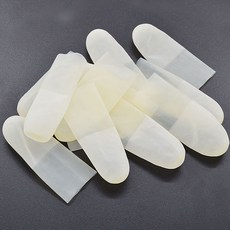 라텍스장갑 손가락 장갑 핑거넵 민자 골무 50P M12008, S, 1개