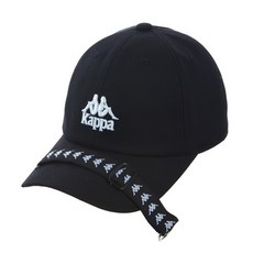 카파 남녀공용 222반다 베이직 볼 캡 KJCP152UN_BLK, 블랙