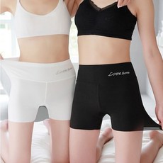 여성 여름 골지 속바지 3부 헴라인 치마 이너 3color