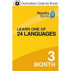 [미국] 935776 Rosetta Stone: Learn one of 24 Languages with 3-month Auto-Renewing Subscription on iOS, 단일상품