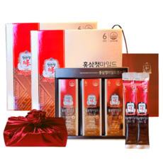 정관장 에브리타임 6년근 홍삼정 마일드 센스업 홍삼 스틱 60세트 600ml+쇼핑백 골프 여행 추석 설 명절 선물세트(보자기포함) 1개, 1세트(2박스)