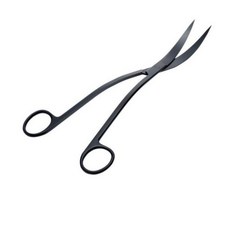 라임펫아쿠아 블랙 웨이브 수초 가위, 2개