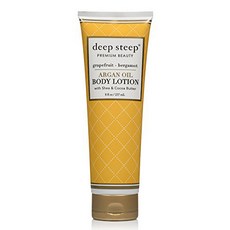 Deep Steep 아르간 오일 바디 로션, 236ml, 1개, Grapefruit Bergamot