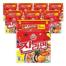 오뚜기 진라면 매운맛 봉지라면 120g 40개, 상세페이지 참조, 5개입 8팩