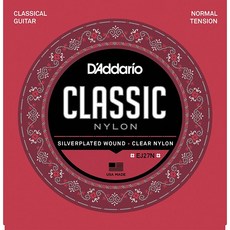 공식수입정품<br>Daddario - Classic Nylon Nomal Tension / 클래식기타 스트링 (EJ27N), EJ27N