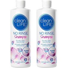 노린스 헹구지 않는 샴푸, 473.1ml, 2개