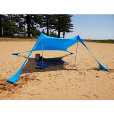 2020 비치 라이크라 스카이 스크린 일 음영 Pergola 야외 낚시 캠핑|텐트|, 1개, 파란, 단일
