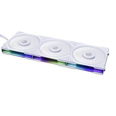 Lian Li UNI Fan TL LCD 140 - 데이지 체인 솔루션 ARGB 팬 FDB 베어링 흰색 Single 팩 콘트롤러 없음 14TLLCD1W.US, 120 트리플 화이트_Li UNI