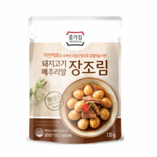 청정원 돼지고기 메추리알 장조림 130g, 3개