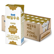 매일유업 멸균우유 커피맛, 200ml, 264개