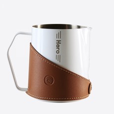 zeroHero 제로히어로 바리스타 튜닝 스팀피쳐 밀크저그 600ml, 화이트, 1개
