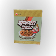 짜파게티 만능소스 대용량 농심 짜장라면 비빔장, 840g, 3개