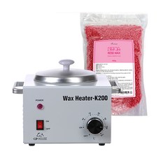 클립하우스 브라질리언 셀프왁싱 대용량 하드 왁스 1000g 1kg, K200+로즈, 1개