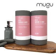 [무구] 고평량 65gsm 일회용수세미 롤60매x2개, 2개, 단품