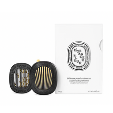 딥디크 차량용 방향제 디퓨저, 풀셋트 (리필캡슐 + 송풍거치대 + 쇼핑빽), 로즈