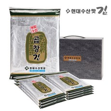 브랜드없음 현대수산맛김 보령대천김 곱창김 14봉, 현대수산맛김 곱창김 14봉, 선택완료, 14개