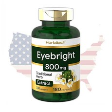 Horbaach 호바흐 아이브라이트 좁쌀풀 800mg 180캡슐(병당 약3-6개월), 1mg, 1개