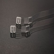 고탄력 투명 브래지어 어깨 브라 끈 2P