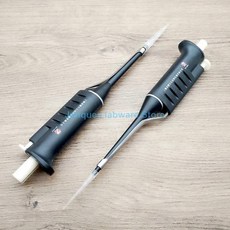 QIUJING 실험실 조절식 피펫터 특수 피펫 팁 5 단 마이크로 샘플러 블랙 1 개