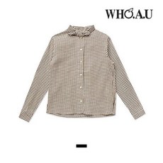 후아유 여성 리본 카라 셔츠 WHYA84971F