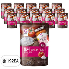 청정원 로제 스파게티소스, 170g, 192개