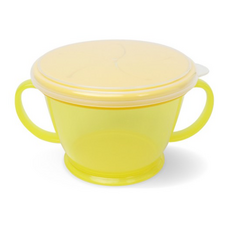 투데코 흘림방지 스낵컵, YELLOW, 1개