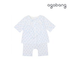 [아가방 내의] GM 블룸7부오픈 (턱받이) 출산 유아 아기 돌 신생아 실내복 선물 P3