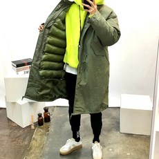 맨스토리 / M 65 개파카 내피 탈부착 롱 야상 항공 점퍼