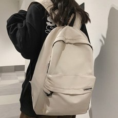 Marketbbi 남녀공용 백팩 캐주얼 대용량 책가방