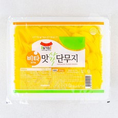 일가집 반달 맛사각단무지 3kg 1개