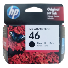 HP HP No.46 DeskJet 2520hc 2529 4729 프리미엄정품잉크, 정품검정잉크_No.46 BK, 1개