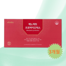 휴온스 박미선 갱년기유산균YT1 엘루비 메노락토 프로바이오틱스 3개월분 90캡슐 1박스, 90정