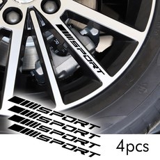 4pcs 자동차 바퀴 바퀴 허브 스티커 밤 비전 반사 장식 스티커 BMW 미니 쿠퍼 자동차 스타일링 액세서리|자동차 인테리어 스티커|, 1개(A1), blue(A1), 단일(A1)