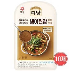 CJ 다담 냉이된장찌개 양념 140g x 10개