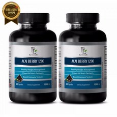 PL NUTRITION - 보조제 아사이 베리 1200 에너지 및 부스터 체중 줄이는 2B, 2개, 60정
