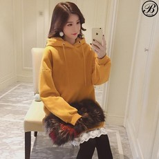 알튼 여성 롱 후드티