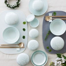 한국도자기 비취명품 예단반상기세트 21PCS 예단포장