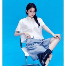 지오다노 동수원점 NEW 한소희 데님 버뮤다 숏팬츠 404541