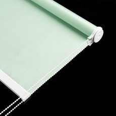 압축봉 블라인드 무타공 못없이 커텐 커튼 창문 롤스크린 원룸, 폭 1.35X 높이 2미터, C. 라이트 그레이 (반 차광)