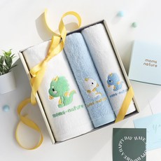 [맘스네이처] 대나무 아기 목욕타올 3P 세트 목욕타올1P+일반타올2P, 미르용3P_BOX, 1개