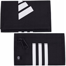 [아디다스코리아 정품] adidas TR WALLET 삼선 마크 라벨 프린트 에센셜 반지갑 (블랙/화이트) HT4750 (HT4741)
